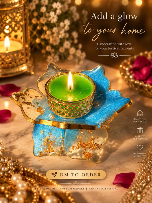 Blooming Aura Diya
