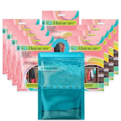 Humicure Moisture Absorber Hanging Bags - 400g / 1L Rose & Lavender 12