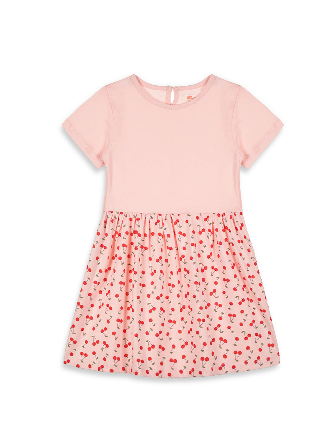 Fruity Fun Super Soft Dress for Girls (Pink)