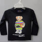 Ralph Teddy Unisex Full Sleeves Peach T-Shirts & Shirts for kids
