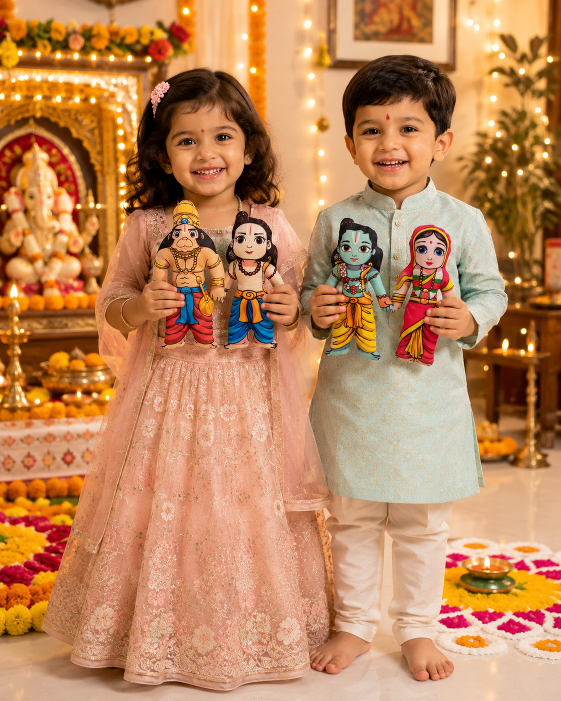 Ram Darbaar Plush Dolls