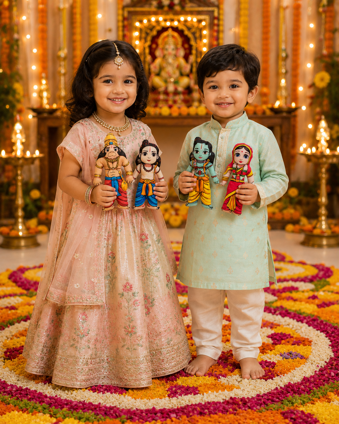 Ramayana Plush Dolls