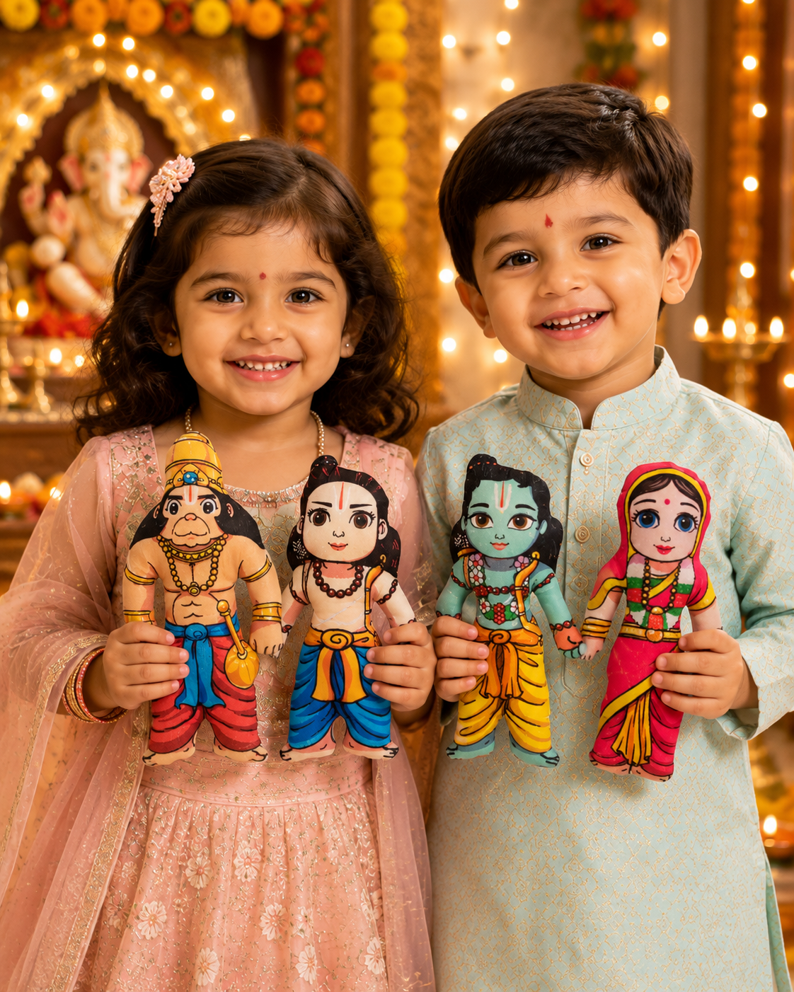 Ramayana Plush Dolls