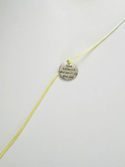 She believed she could so she did Rakhi