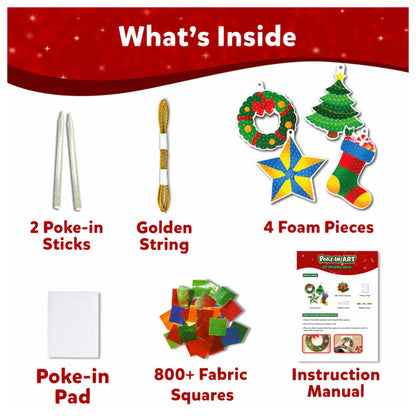 Poke in Art Christmas Decor