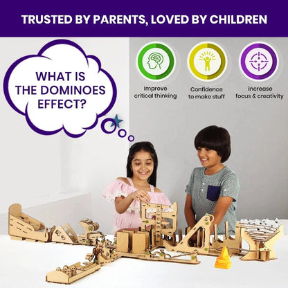 Smartivity Chain Reaction Colliding Dominoes STEM Toy for Kids 8+