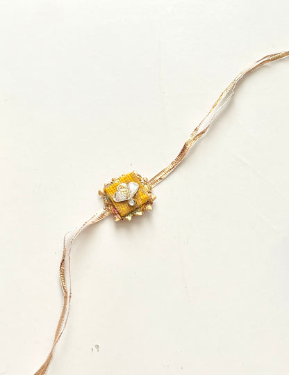 Surya Gota Patti Rakhi and Lumba Set