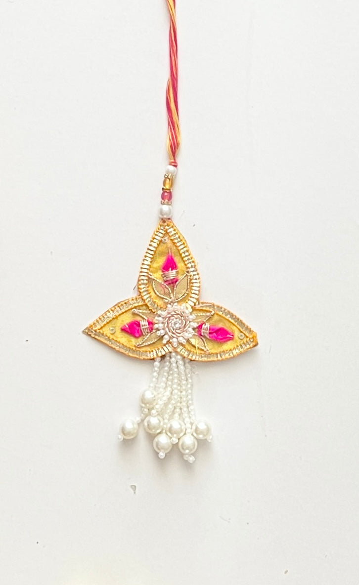 Tara Gota Patti Rakhi and Lumba Set