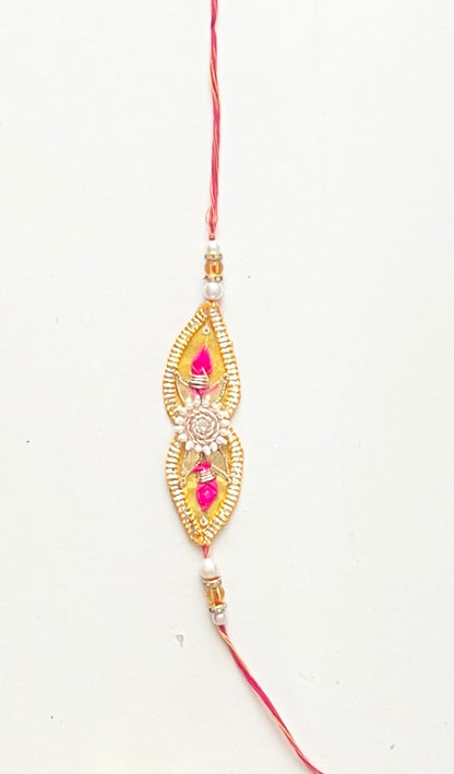 Tara Gota Patti Rakhi and Lumba Set