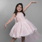 Tissue Dress With A Trail At The Back