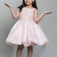 Tissue Dress With A Trail At The Back