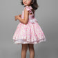 Floral Printed Dress Embellished With Flower Belt