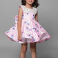 Glaze Cotton Dress With Beads Hand Embroidered Collar