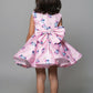 Glaze Cotton Dress With Beads Hand Embroidered Collar