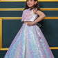 Glitter Lehenga With Flower Top