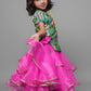 Tissue Lehenga With Blended Cotton Top