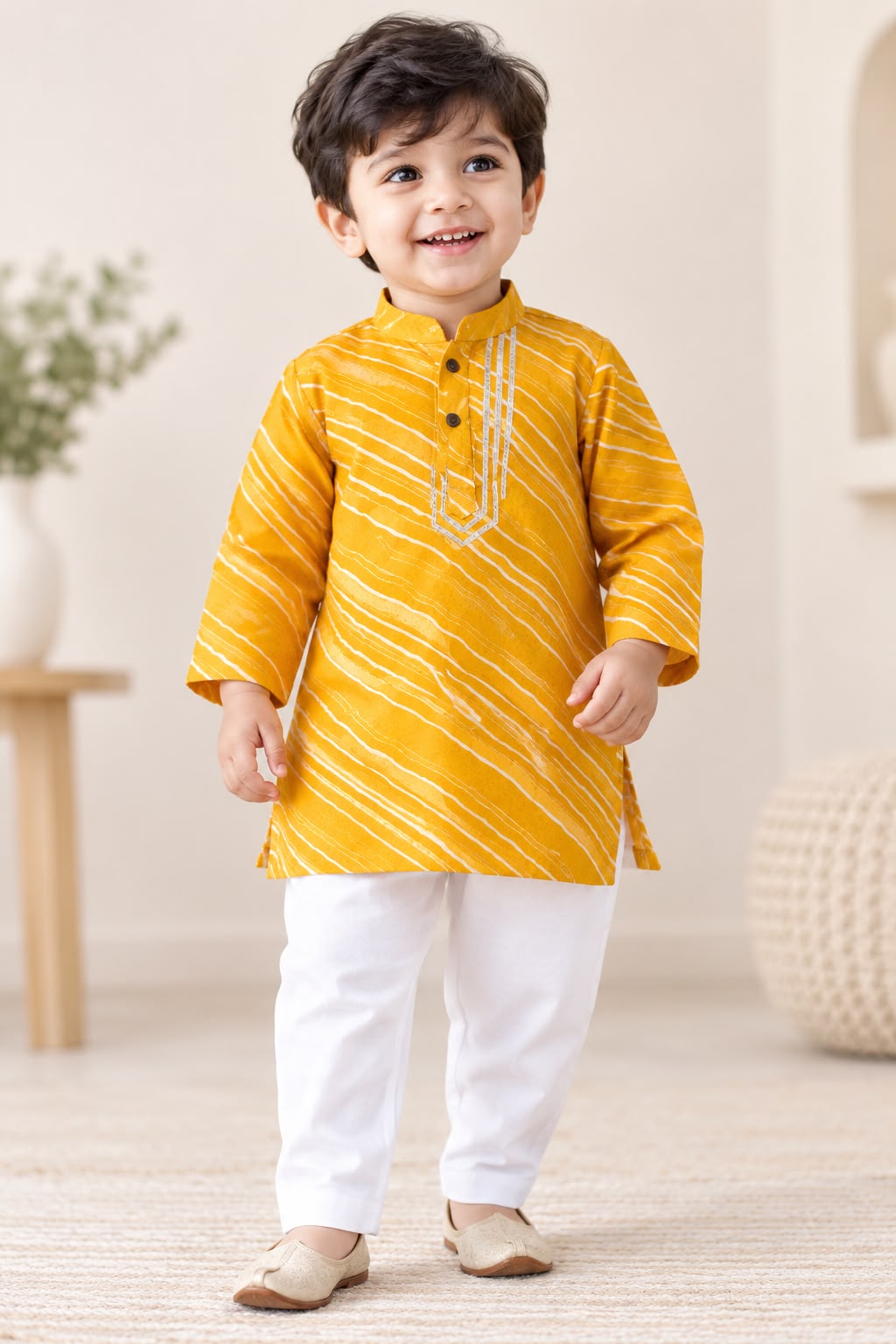 Boys Cotton Kurta, Pyjama Set