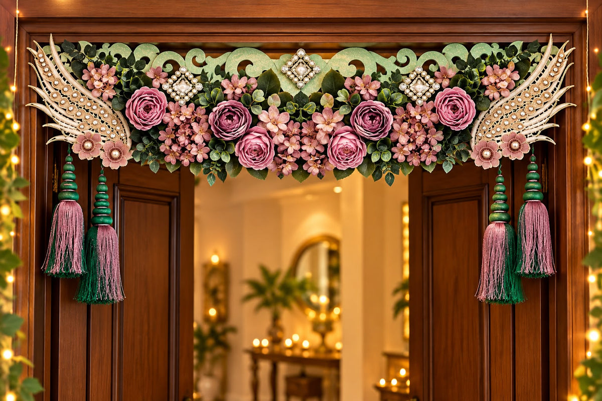 Foldable Floral Toran (Heavy MDF Based)