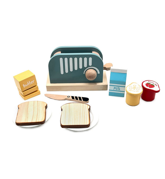 Wooden Toaster Set