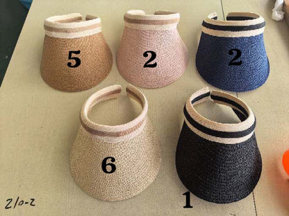 Personalised Visor Caps With Initial And Charm