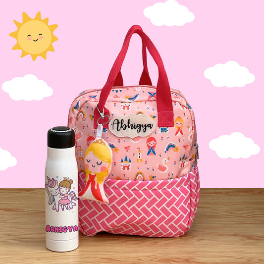 kids bag with bottle