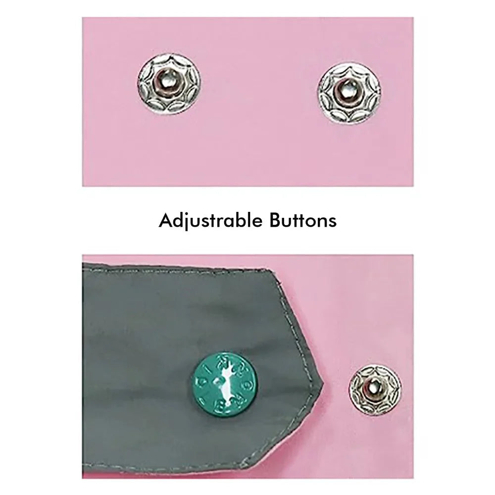 Baby Pink Rabbit Theme All Over Jumpsuit / Playsuit Raincoat for Kids - Little Surprise BoxBaby Pink Rabbit Theme All Over Jumpsuit / Playsuit Raincoat for Kids