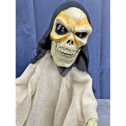 Beige Walking Dwarf Skeleton with Light, Motion & Sound