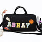 Name Motif Travel Duffel Bag