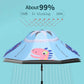 Blue Dino, Unique Spanish Patio Style Kids Umbrella, 5-12 years, Blue - Little Surprise BoxBlue Dino, Unique Spanish Patio Style Kids Umbrella, 5-12 years, Blue