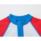 Blue & Red Full Length Swimwear for Teens & Adults with UPF 30+ - Little Surprise BoxBlue & Red Full Length Swimwear for Teens & Adults with UPF 30+