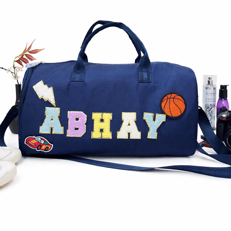 Name Motif Travel Duffel Bag