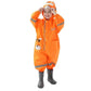 Bright Orange Roaring Tiger Theme All Over Jumpsuit / Playsuit Raincoat for Kids - Little Surprise BoxBright Orange Roaring Tiger Theme All Over Jumpsuit / Playsuit Raincoat for Kids