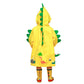 Bright Yellow 3d Dino Theme Raincoat for Kids - Little Surprise Box