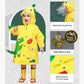Bright Yellow 3d Dino Theme Raincoat for Kids - Little Surprise Box