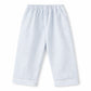 Blue Striped Cotton Night Suit with Star Patch