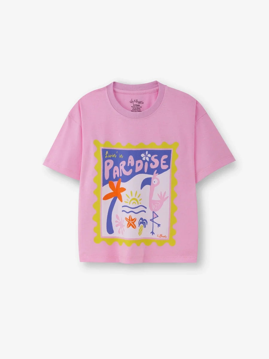 Paradise Playtime Oversized Cycling Shorts Set image 3