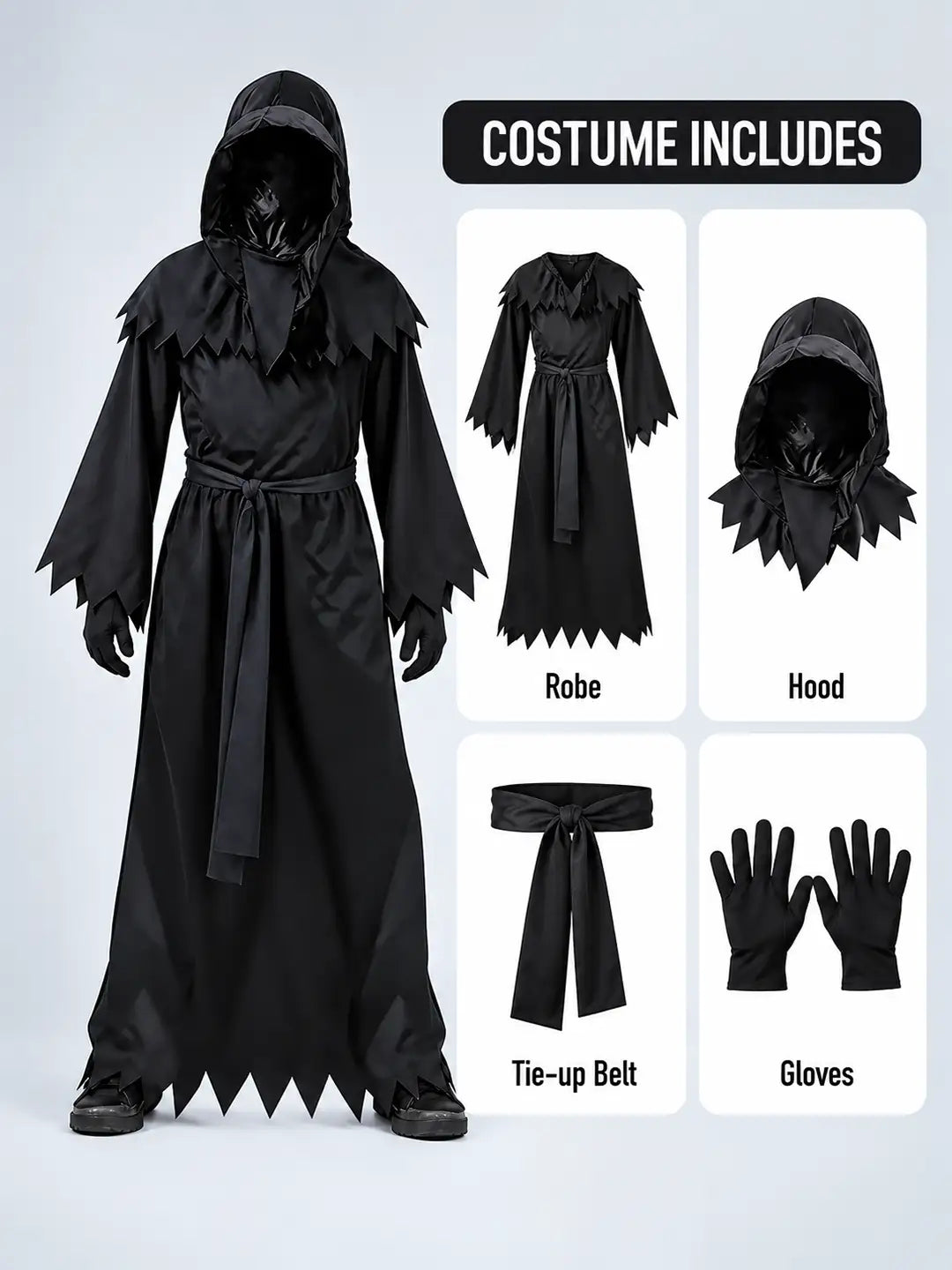 Deathman kids' Halloween costume