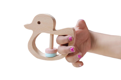Wooden Duck Rattle Baby & Toddler