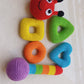 Crochet Caterpillar Stacker Baby & Toddler