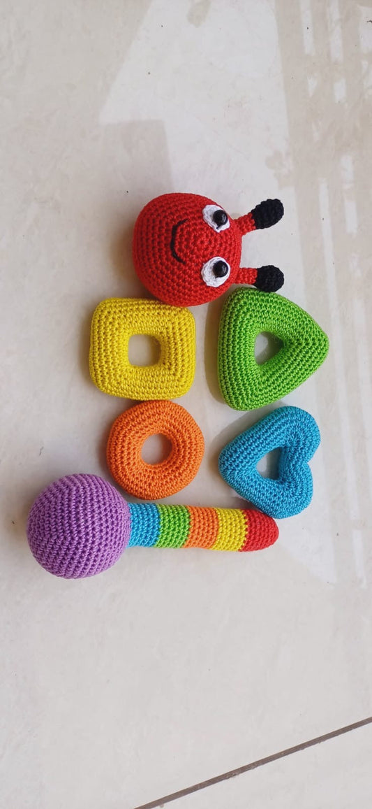 Crochet Caterpillar Stacker Baby & Toddler