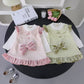 Pink Party Frock With Bag for kids