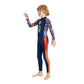 Full Sleeves Kids Swimwear Navy Blue & Orange Sunshine Printed Full Length, with UPF 50+ - Little Surprise BoxFull Sleeves Kids Swimwear Navy Blue & Orange Sunshine Printed Full Length, with UPF 50+