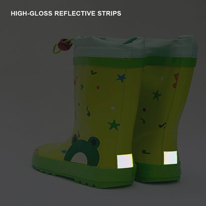 Happy Frog Flexible Rubber Rain Gumboots for Toddlers and Kids - Little Surprise BoxHappy Frog Flexible Rubber Rain Gumboots for Toddlers and Kids