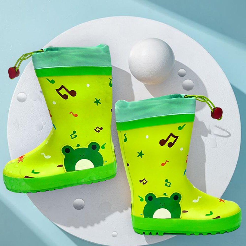 Happy Frog Flexible Rubber Rain Gumboots for Toddlers and Kids - Little Surprise BoxHappy Frog Flexible Rubber Rain Gumboots for Toddlers and Kids