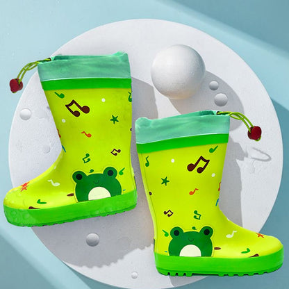 Happy Frog Flexible Rubber Rain Gumboots for Toddlers and Kids - Little Surprise BoxHappy Frog Flexible Rubber Rain Gumboots for Toddlers and Kids