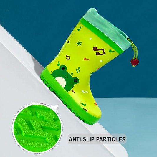 Happy Frog Flexible Rubber Rain Gumboots for Toddlers and Kids - Little Surprise BoxHappy Frog Flexible Rubber Rain Gumboots for Toddlers and Kids