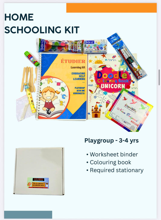 Étudier Home Schooling Kit for playgroup kids age 3 to 4 years