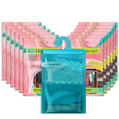 Humicure Moisture Absorber Hanging Bags - 400g / 1L Ocean Breeze 12