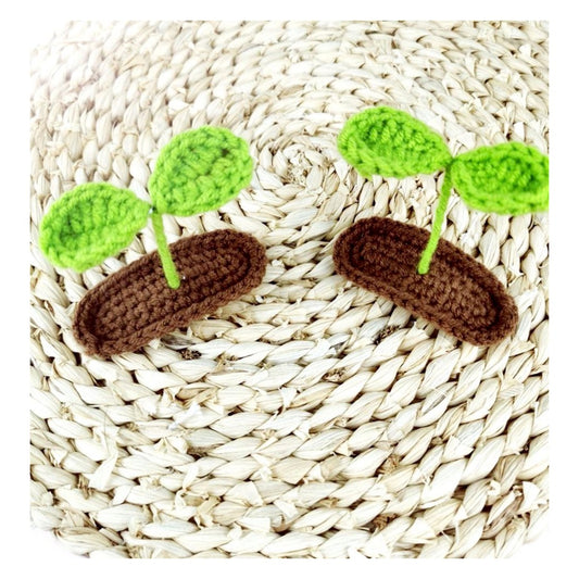 Leaf Clip Crochet Hair Clip