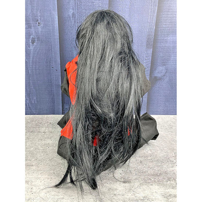 Scary Black Vibrating Ghost with Light & Sound
